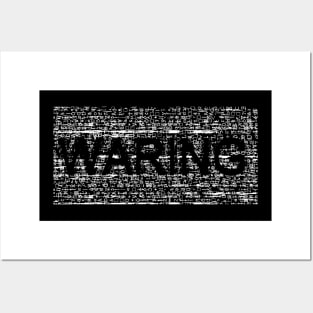 matrix warning Posters and Art